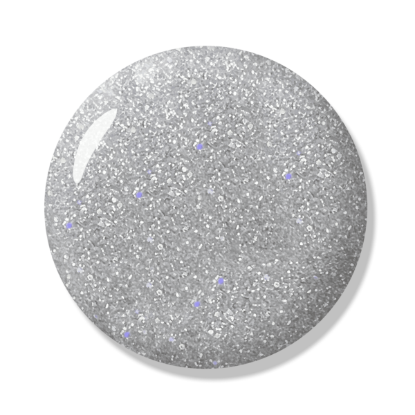 SILVER GLITTER EXPLOSION GEL POLISH