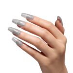 SILVER GLITTER EXPLOSION GEL POLISH
