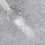 SILVER GLITTER EXPLOSION GEL POLISH