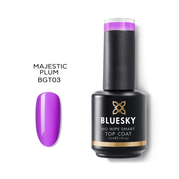 NO WIPE SMART TOP COAT – GLASS – MAJESTIC PLUM TOP