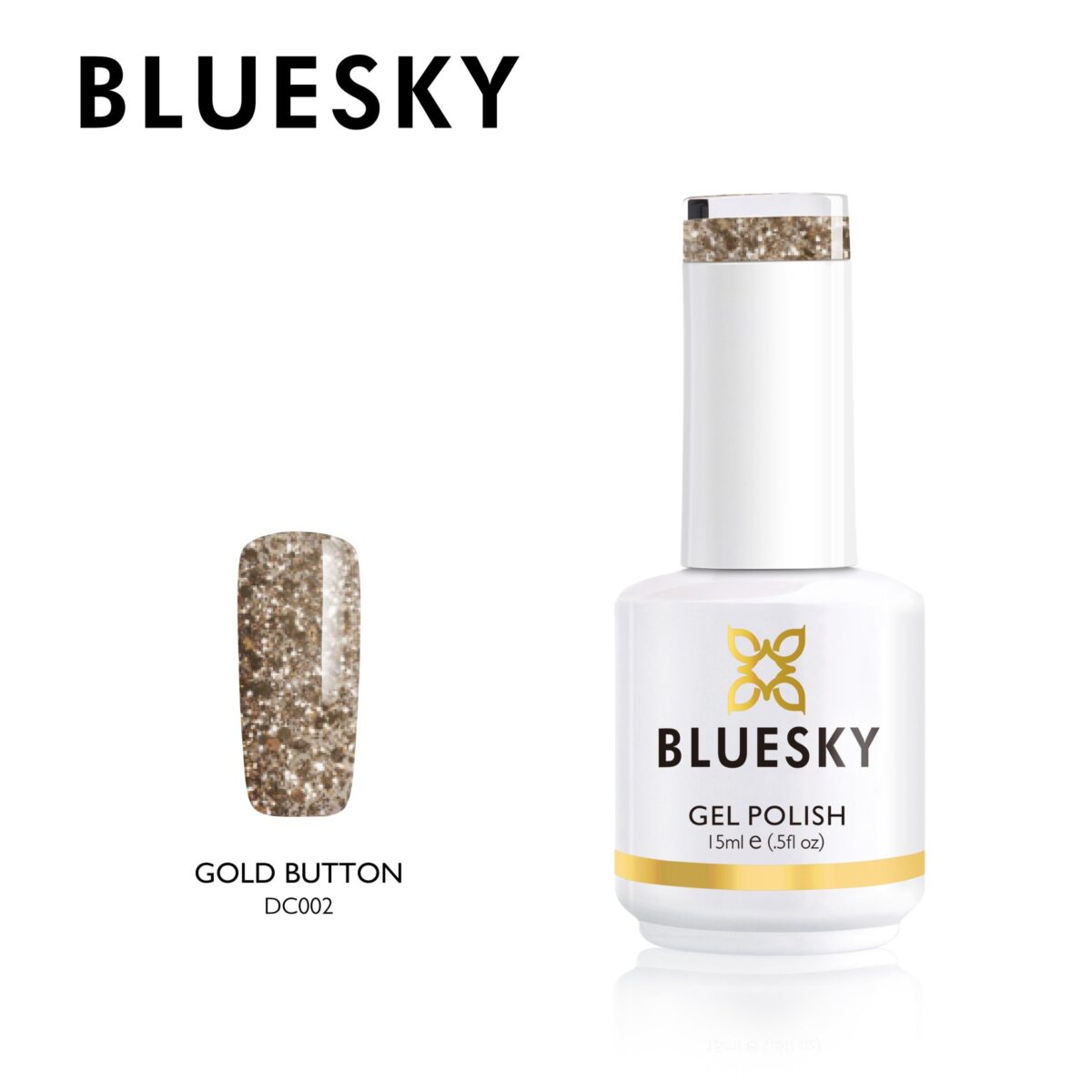 GOLD BUTTON GEL POLISH