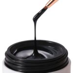 EMBOSS-BLACK (8GR) PASTA NAIL ART