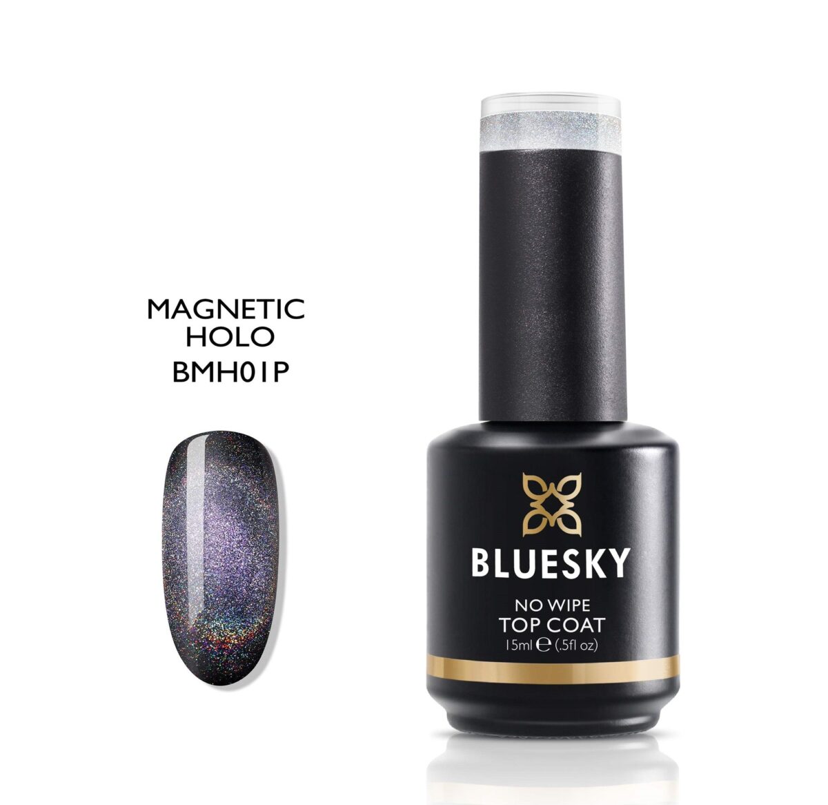 No Wipe  top Coat-magnetic holo TOP