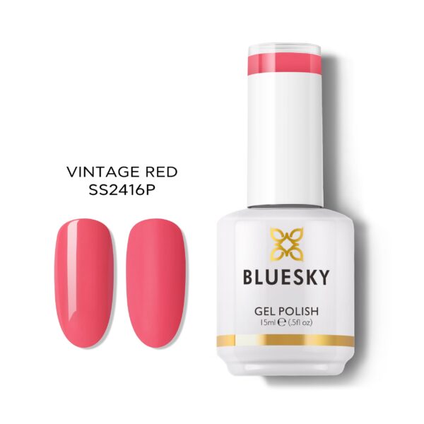 VINTAGE RED GEL POLISH