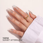 MOONSHINE POWDER – SUNSET AFTER GLOW NAIL ART