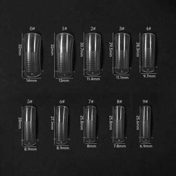 DUAL FORMS SMALL RECTANGLE 100PCS/SET ACCESSORIES