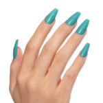 AZURE WATER WITH LIGHT GLITTER – SEASONAL GREEN