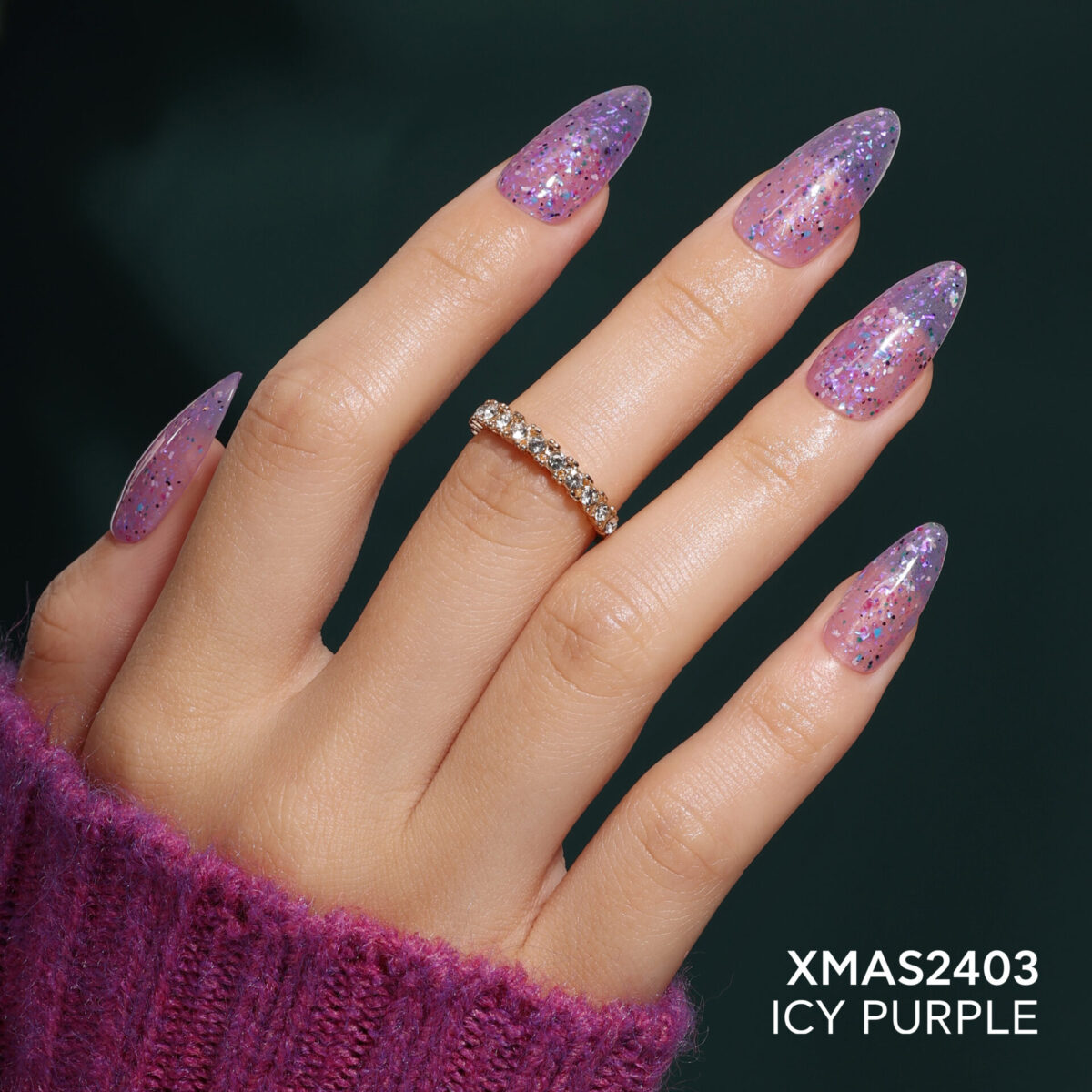 ICY PURPLE-SEASONAL GLITTER
