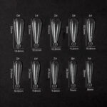 DUAL FORMS SMALL STILLETO 100PCS/SET FORMS & TIPS