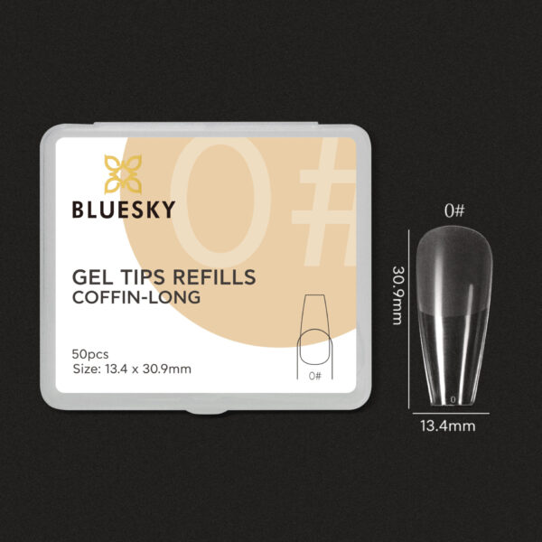 GEL TIPS REFIL NUMBER 0 – 50PCS FORMS & TIPS