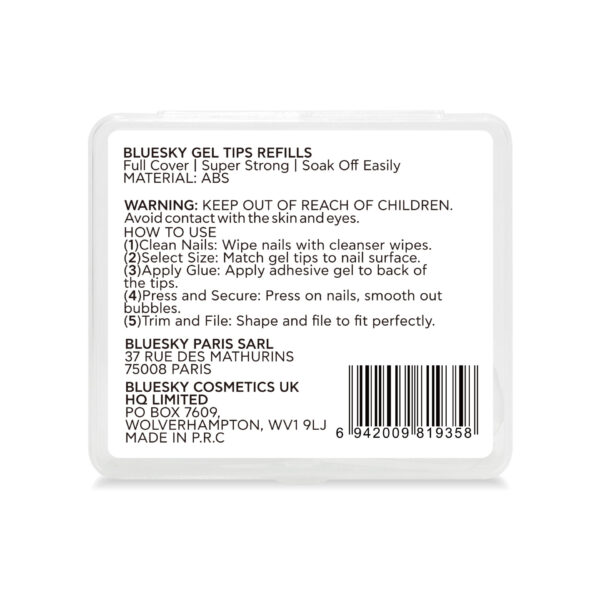 GEL TIPS REFIL NUMBER 01 – 50PCS FORMS & TIPS