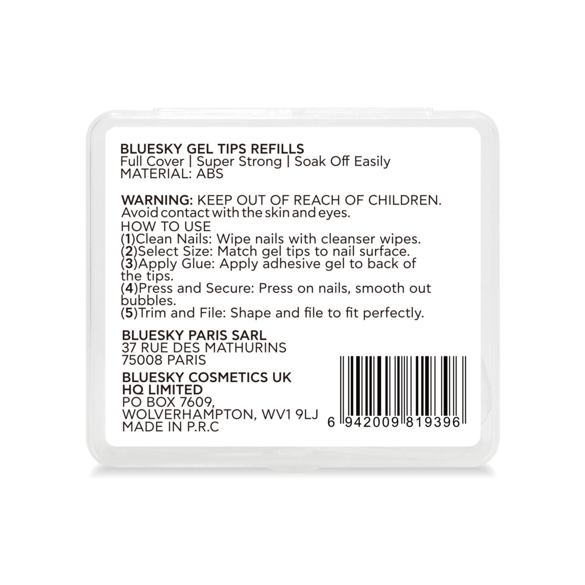 GEL TIPS REFIL NUMBER 05 – 50PCS FORMS & TIPS