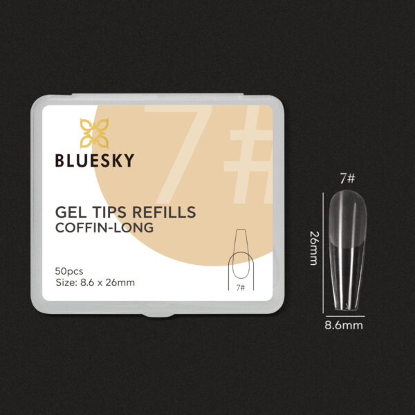 GEL TIPS REFIL NUMBER 07 – 50PCS FORMS & TIPS