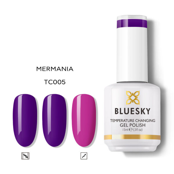 THERMO CHANGE GEL – MERMANIA – PURPLE TO FUCHSIA NEON FLASH
