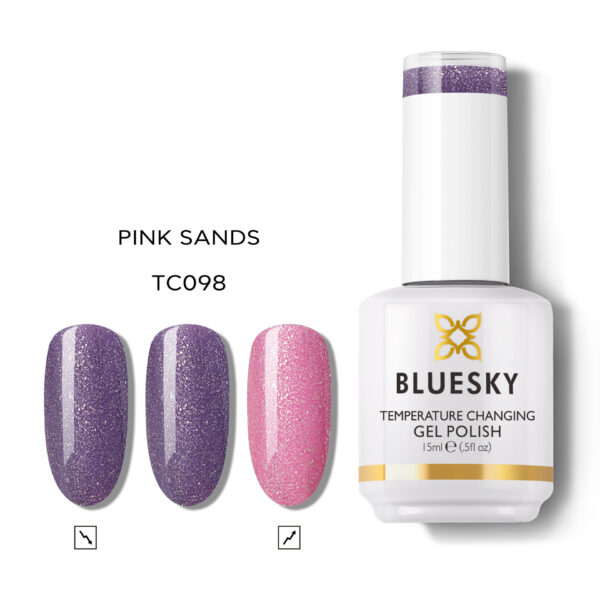 THERMO CHANGE GEL – PINK SANDS – PURPLE TO PINK TEMPERATURE CHANGING GEL