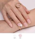 4D – WHITE NAIL ART