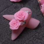 4D – BABY PINK NAIL ART