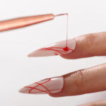 MATRIX NO WIPE- THE BLACK PRINCE’S RUBY NAIL ART