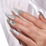 MATRIX NO WIPE-SILVER NAIL ART