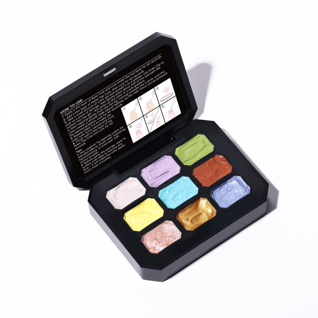 OMBRE PALETTE GEL – FAIRY GARDEN SERIES GLUE & DÉCOR