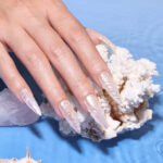 PEARL WHITE CHROME POWDER YGF04 NAIL ART