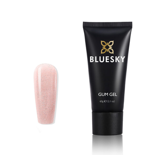 GUM GEL PINK GLITTER 60gr EXTENSIONS